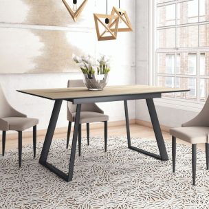 Mesa Comedor Extensible Timor Madera 160 cm