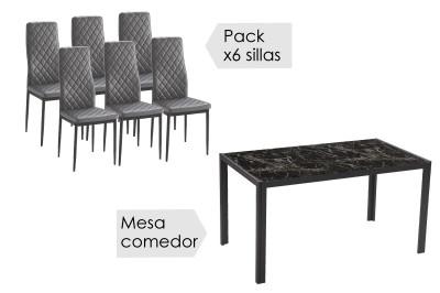 Conjunto de Comedor Marmol