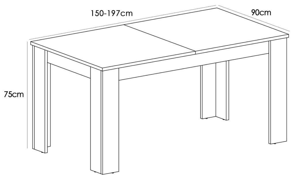 Mesa extensible Lena 1 - Fabrik Descanso