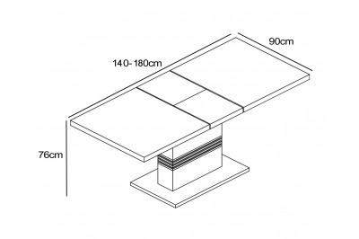 Mesa extensible Carlota 1 - Fabrik Descanso