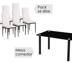 Set de comedor Emi blanco