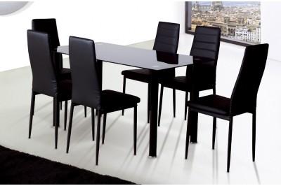 Set de comedor Emi negro - Imagen 2